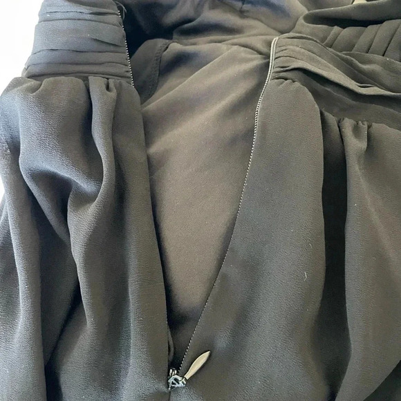 Lulus black heavenly chiffon open slit maxi dress - Picture 15 of 15